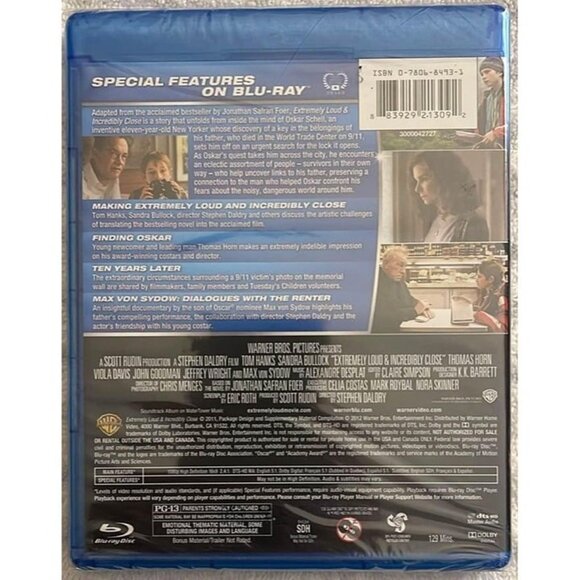 Extremely Loud and Incredibly Close (Blu-ray, Digital expired) - Picture 3 of 3